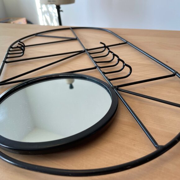 Entryway Mirror and Hooks Set - Picture 2 of 5